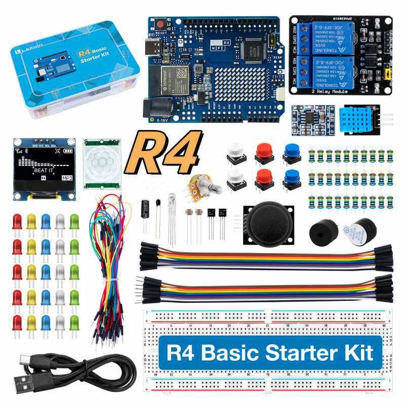 Science Kit - مجموعة أدوات تطوير UNO R4 المتوافقة