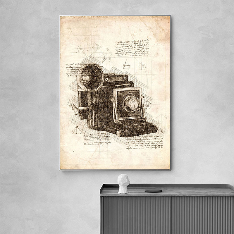لوحة تجريدية مستوحاة من دافنشي - مراجعة Star Map Poster وسعره