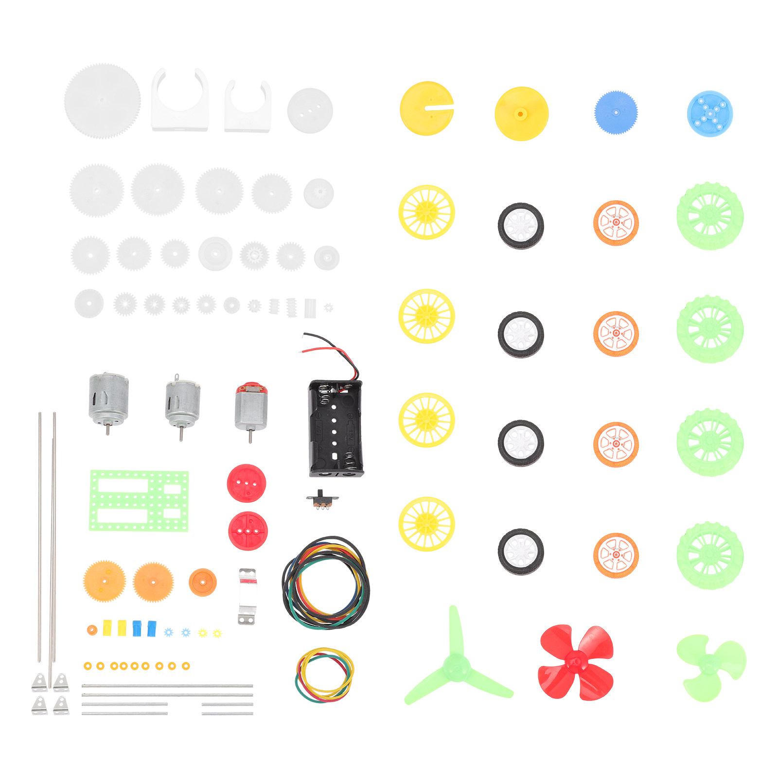مجموعة تروس محرك تيار مستمر مك - مراجعة Science Kit وسعره